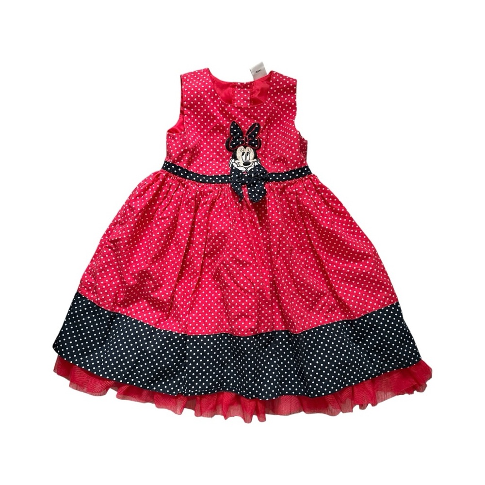 Disney Minnie Mouse Polkadot Dress Girls 5T